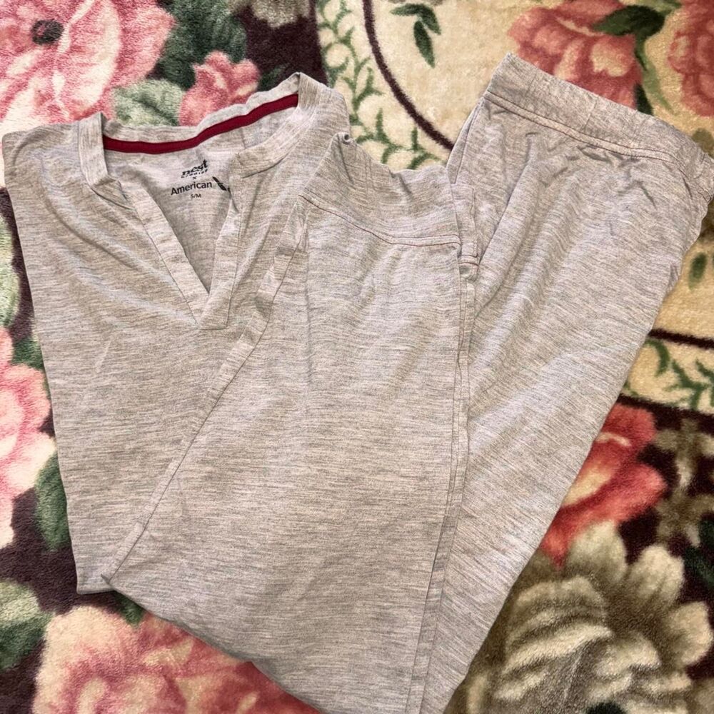 Gray American Airlines pajama set